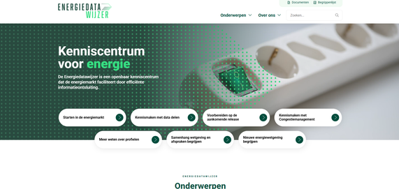 Energiedatawijzer: dé centrale plek voor informatie in de energiesector