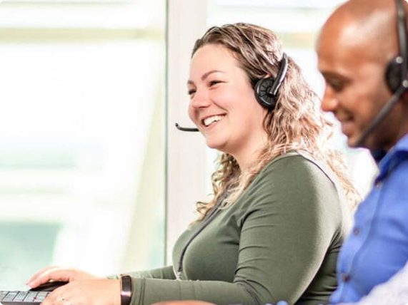 Medewerkers servicecentrum
